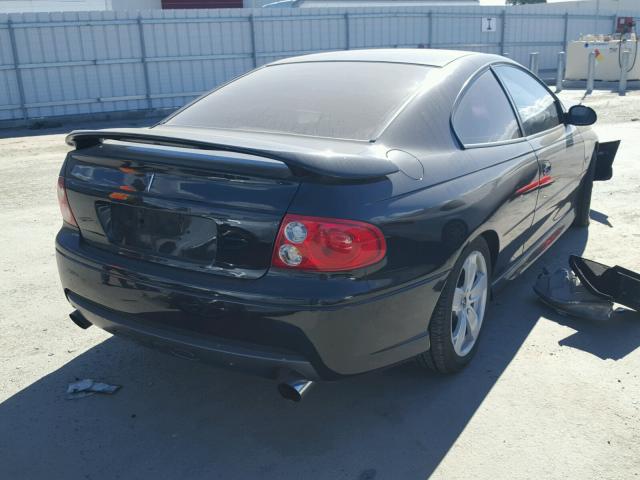 6G2VX12U86L554554 - 2006 PONTIAC GTO BLACK photo 4