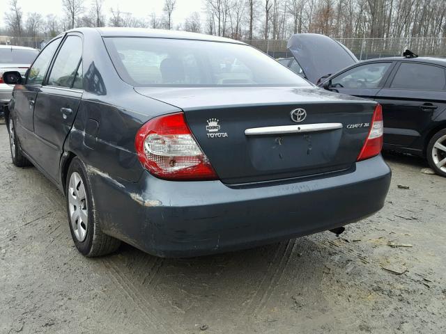 4T1BE30K73U764904 - 2003 TOYOTA CAMRY LE GREEN photo 3