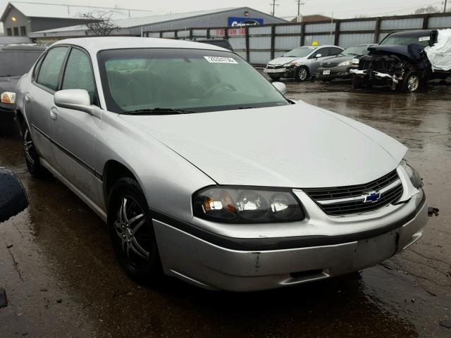 2G1WF52E639115607 - 2003 CHEVROLET IMPALA SILVER photo 1