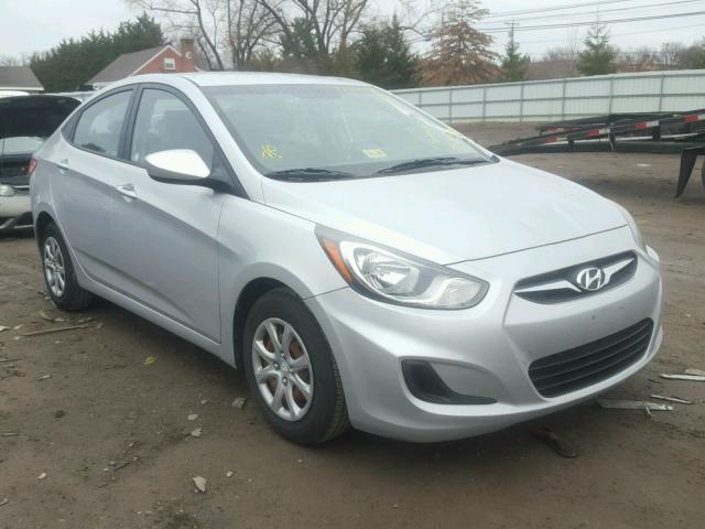 KMHCT4AEXEU590564 - 2014 HYUNDAI ACCENT GLS SILVER photo 1