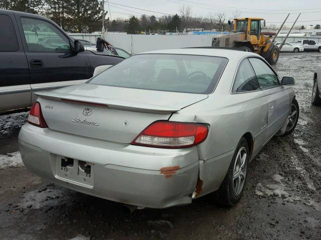 2T1CF22P92C562067 - 2002 TOYOTA CAMRY SOLA SILVER photo 4