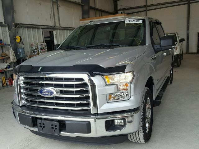 1FTEW1CG6GKD29626 - 2016 FORD F150 SUPER SILVER photo 2