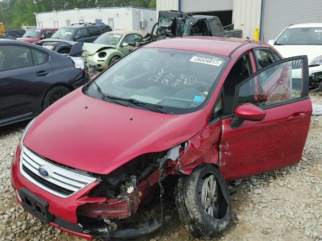 3FADP4BJXBM148351 - 2011 FORD FIESTA SE RED photo 2