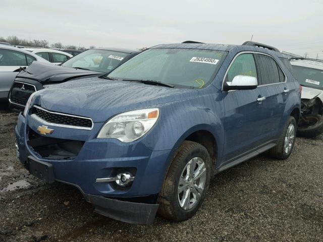 2CNALPEC7B6390981 - 2011 CHEVROLET EQUINOX LT BLUE photo 2