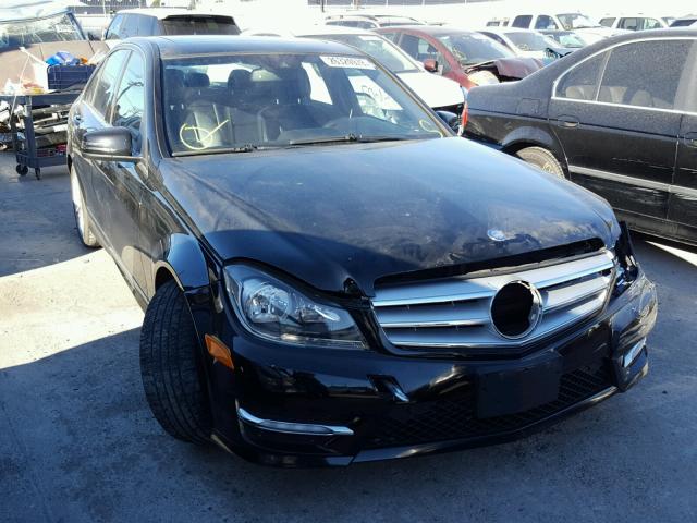 WDDGF4HBXDR241517 - 2013 MERCEDES-BENZ C 250 BLACK photo 1