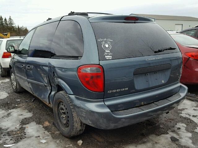 1D4GP25R45B241085 - 2005 DODGE CARAVAN SE GRAY photo 3