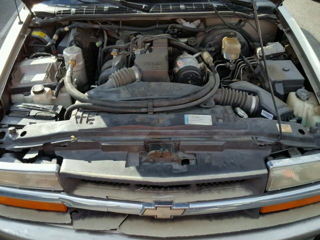 1GCCS194XYK113084 - 2000 CHEVROLET S TRUCK S1 GOLD photo 7