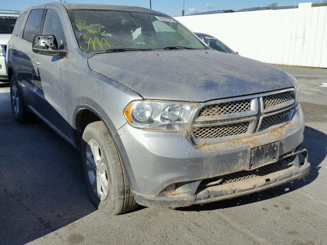 1C4RDHAG9DC697744 - 2013 DODGE DURANGO SX SILVER photo 1