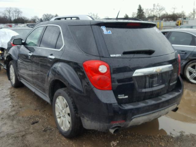 2CNFLNEY0A6292699 - 2010 CHEVROLET EQUINOX LT BLACK photo 3