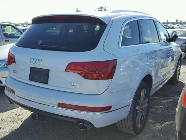 WA1LMAFE9FD013688 - 2015 AUDI Q7 TDI WHITE photo 4