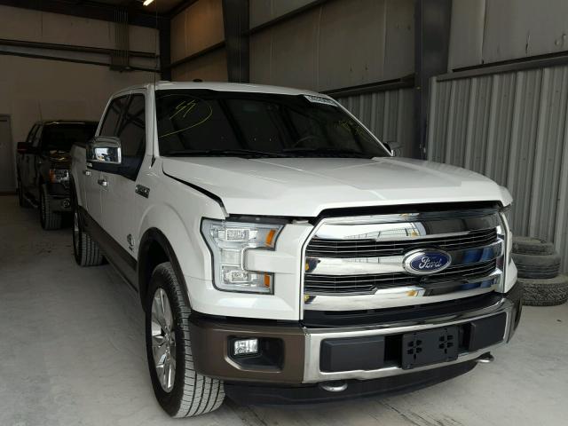 1FTFW1EG6GFB36757 - 2016 FORD F150 SUPER WHITE photo 1