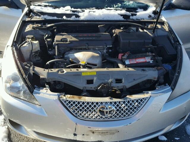 4T1CE38P46U722022 - 2006 TOYOTA CAMRY SOLA SILVER photo 7