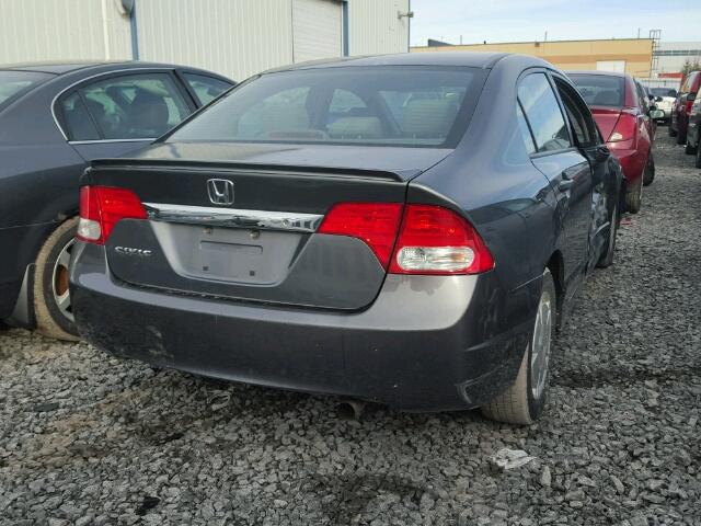 2HGFA1F46AH027399 - 2010 HONDA CIVIC DX-G GRAY photo 4