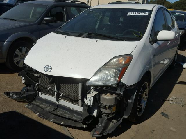 JTDKB20U893503630 - 2009 TOYOTA PRIUS WHITE photo 2