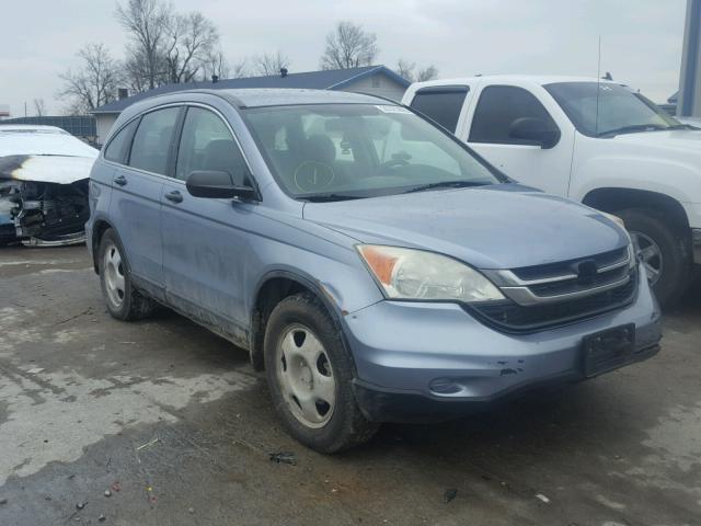 5J6RE4H31AL018855 - 2010 HONDA CR-V LX BLUE photo 1