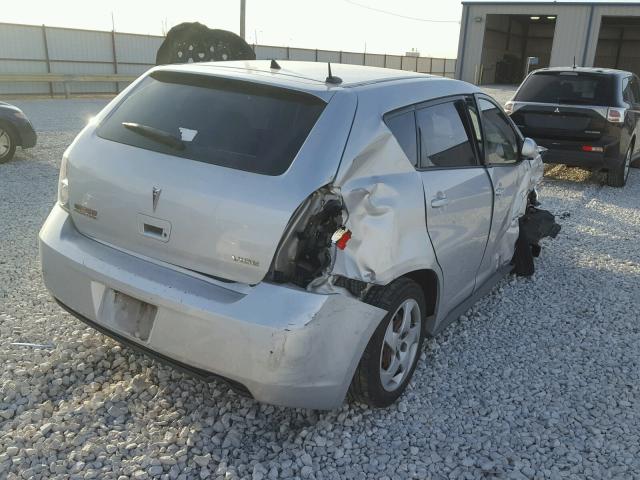 5Y2SP67889Z471650 - 2009 PONTIAC VIBE SILVER photo 4