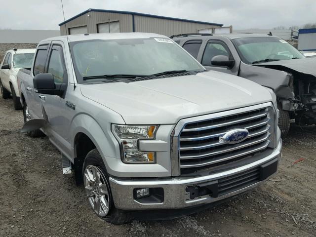 1FTEW1C89FFC95665 - 2015 FORD F150 SUPER SILVER photo 1