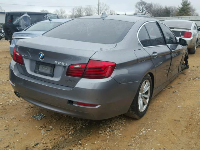 WBA5A7C59FD623327 - 2015 BMW 528 XI GRAY photo 4