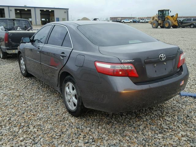 4T4BE46K57R004320 - 2007 TOYOTA CAMRY NEW GRAY photo 3
