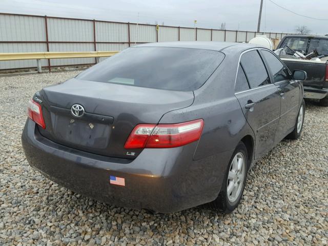4T4BE46K57R004320 - 2007 TOYOTA CAMRY NEW GRAY photo 4