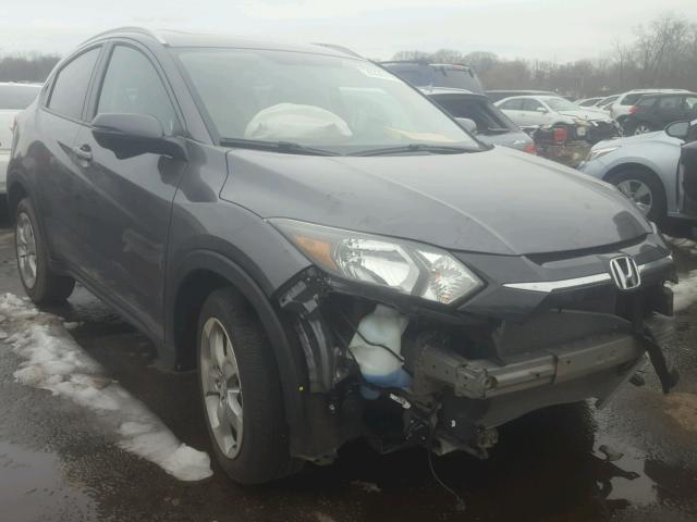 3CZRU6H7XGM756467 - 2016 HONDA HR-V EXL GRAY photo 1