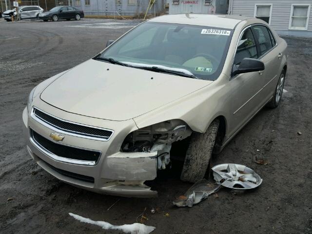 1G1ZG57B69F136837 - 2009 CHEVROLET MALIBU LS GOLD photo 2