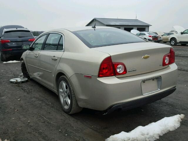 1G1ZG57B69F136837 - 2009 CHEVROLET MALIBU LS GOLD photo 3