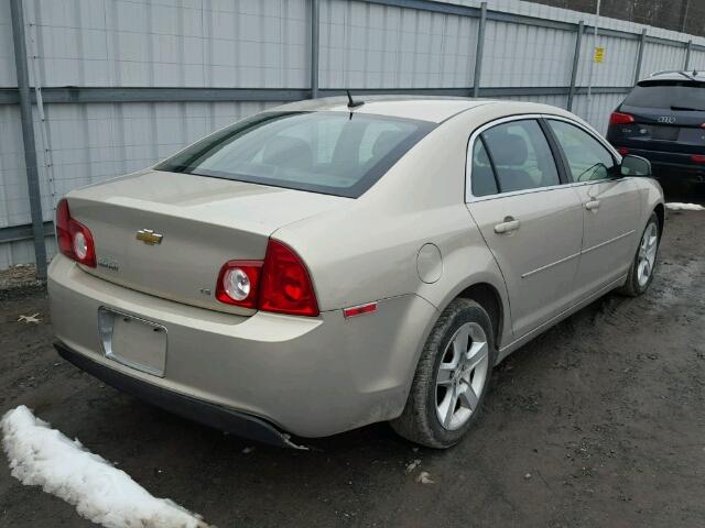 1G1ZG57B69F136837 - 2009 CHEVROLET MALIBU LS GOLD photo 4