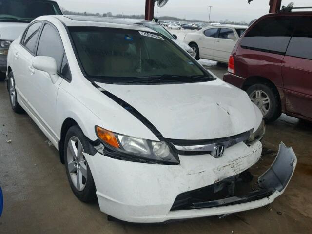 2HGFA16928H507610 - 2008 HONDA CIVIC EXL WHITE photo 1
