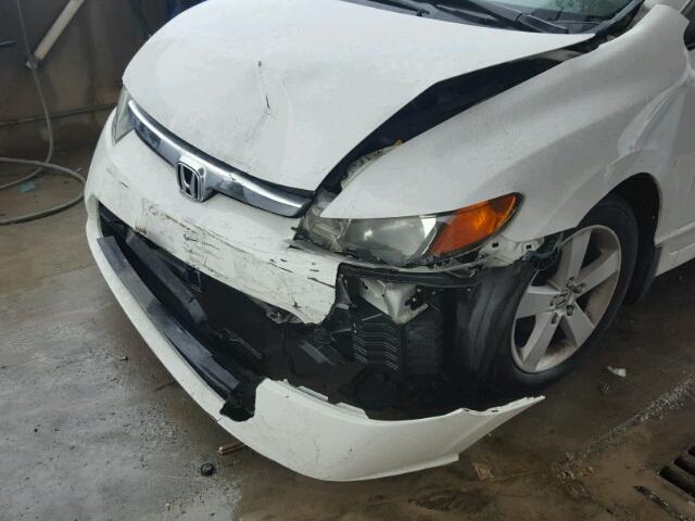 2HGFA16928H507610 - 2008 HONDA CIVIC EXL WHITE photo 9