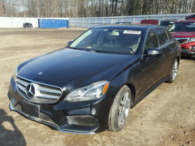 WDDHF5KB6EB030277 - 2014 MERCEDES-BENZ E 350 BLACK photo 2