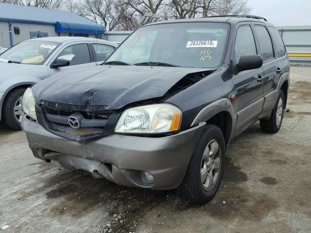 4F2CZ96124KM32767 - 2004 MAZDA TRIBUTE ES 黑色 照片 2