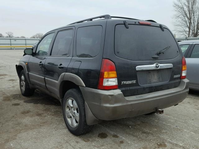 4F2CZ96124KM32767 - 2004 MAZDA TRIBUTE ES BLACK photo 3