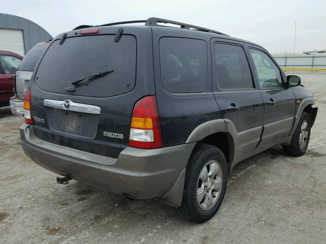 4F2CZ96124KM32767 - 2004 MAZDA TRIBUTE ES BLACK photo 4