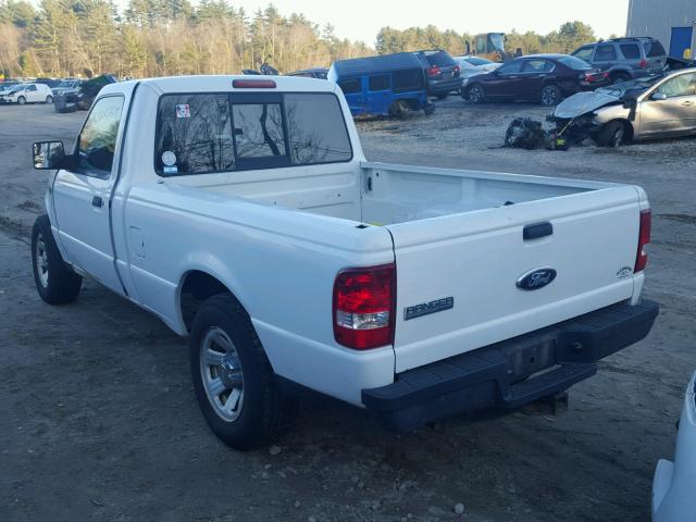 1FTYR10D79PA22650 - 2009 FORD RANGER WHITE photo 3