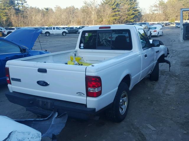 1FTYR10D79PA22650 - 2009 FORD RANGER WHITE photo 4