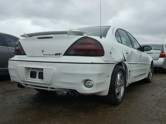 1G2NW52E83M605797 - 2003 PONTIAC GRAND AM G WHITE photo 4