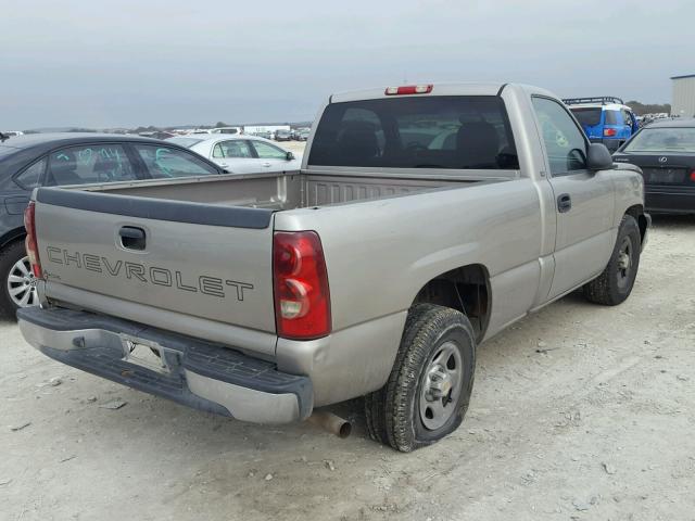 1GCEC14X83Z302680 - 2003 CHEVROLET SILVERADO GRAY photo 4