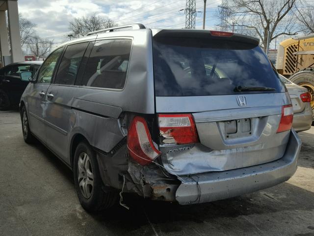 5FNRL38746B058849 - 2006 HONDA ODYSSEY EX GRAY photo 3