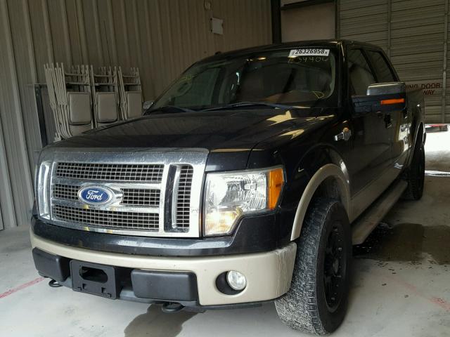 1FTFW1EV3AKE34406 - 2010 FORD F150 SUPER BLACK photo 2