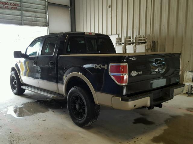 1FTFW1EV3AKE34406 - 2010 FORD F150 SUPER BLACK photo 3