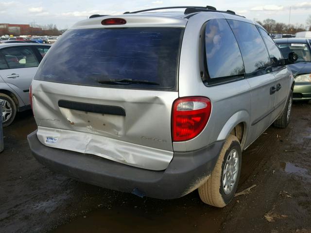 1C4GJ25BX2B573691 - 2002 CHRYSLER VOYAGER SILVER photo 4