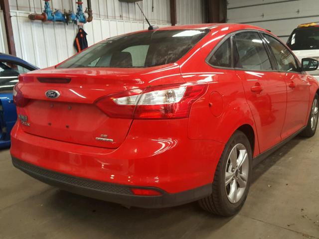 1FADP3F23EL277969 - 2014 FORD FOCUS SE RED photo 4