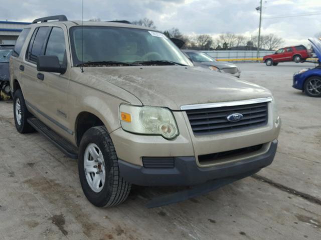 1FMEU62E86UB44124 - 2006 FORD EXPLORER X GOLD photo 1