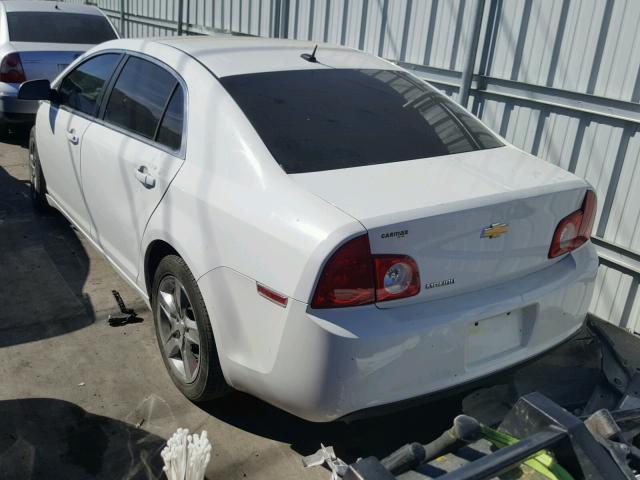 1G1ZB5E13BF176226 - 2011 CHEVROLET MALIBU LS WHITE photo 3