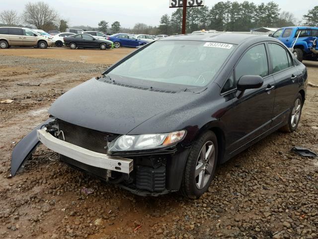 2HGFA1F62BH512111 - 2011 HONDA CIVIC LX-S BLACK photo 2