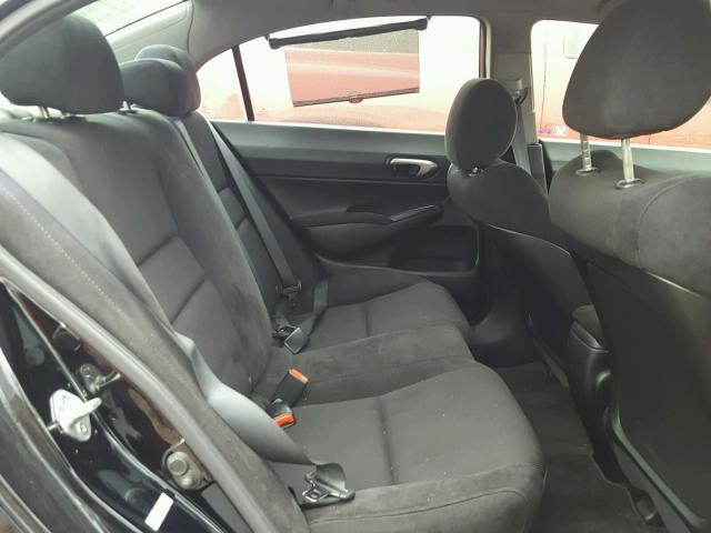 2HGFA1F62BH512111 - 2011 HONDA CIVIC LX-S BLACK photo 6