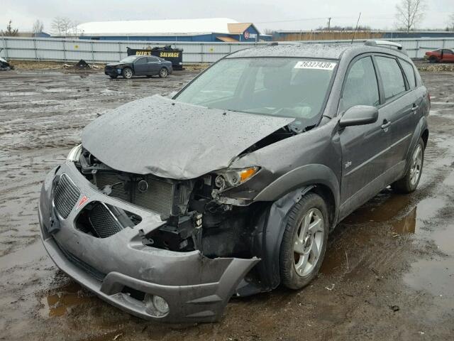 5Y2SL63895Z435221 - 2005 PONTIAC VIBE GRAY photo 2