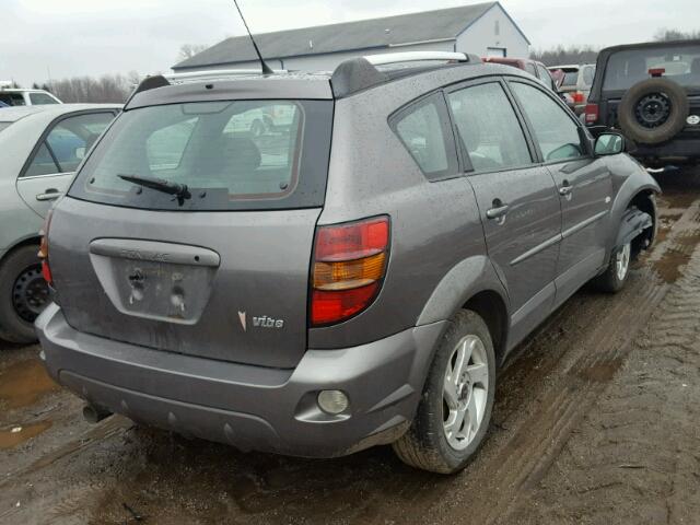 5Y2SL63895Z435221 - 2005 PONTIAC VIBE GRAY photo 4