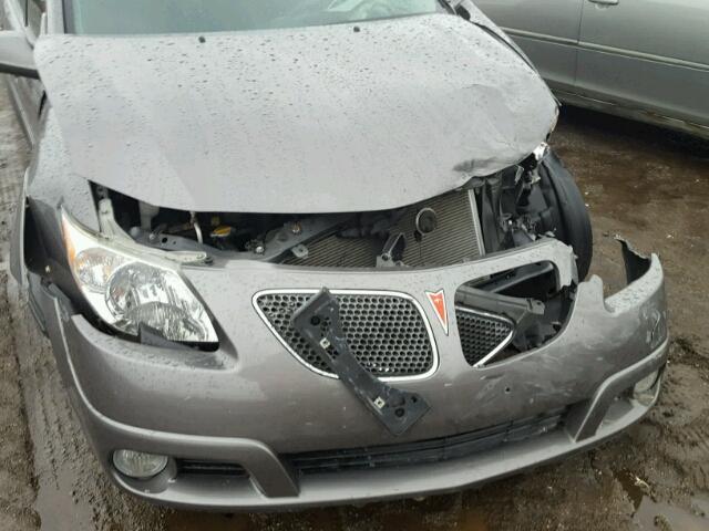 5Y2SL63895Z435221 - 2005 PONTIAC VIBE GRAY photo 9